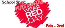 School Spirit - Wear Red Day
